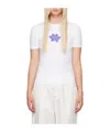 Mm6 Maison Margiela White Graphic T-shirt In White