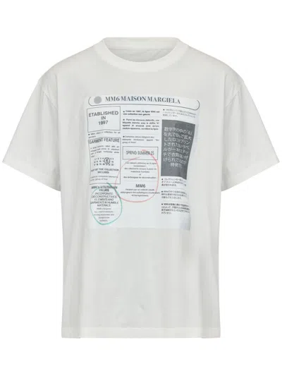 MM6 MAISON MARGIELA GRAPHIC-PRINT T-SHIRT