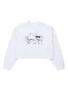 Mm6 Maison Margiela Graphic Sweatshirt In White