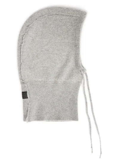 Mm6 Maison Margiela Knitted Balaclava In Gray
