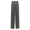 Mm6 Maison Margiela Mm6 By Maison Margiela High-waisted Tailored Pants With Wide Leg