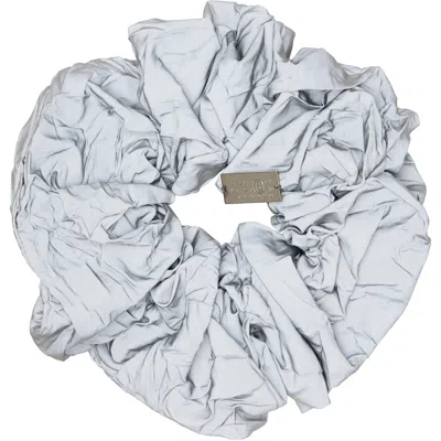Mm6 Maison Margiela Gray Reflective Scrunchie