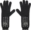 Mm6 Maison Margiela Gray Wool Gloves