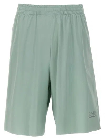 MM6 MAISON MARGIELA GREEN BERMUDA SHORTS