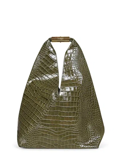 Mm6 Maison Margiela Green Japanese Bag Medium Handbag