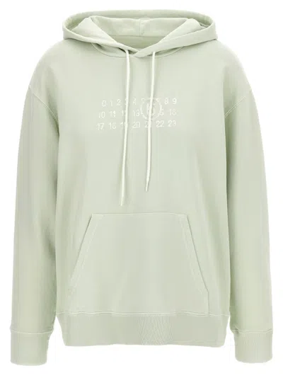 MM6 MAISON MARGIELA GREEN LOGO HOODIE