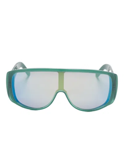 MM6 MAISON MARGIELA GREEN MASK SUNGLASSES