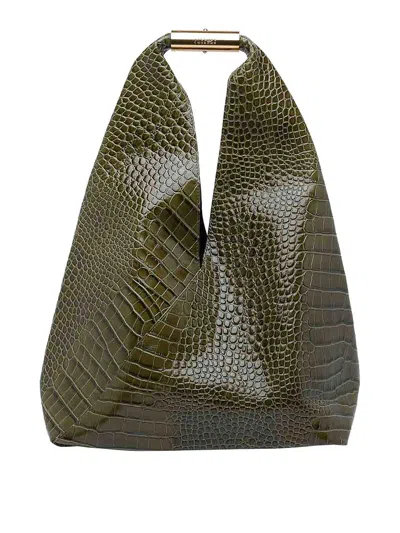 MM6 MAISON MARGIELA GREEN MEDIUM JAPANESE HANDBAG