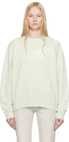 Mm6 Maison Margiela Green Numeric Sweatshirt In Green