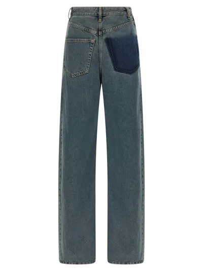 MM6 MAISON MARGIELA GREY BACK-TO-BACK JEANS