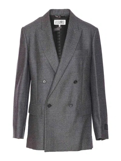 Mm6 Maison Margiela Grey Jacket In Gray