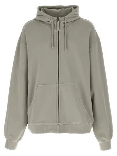 Mm6 Maison Margiela Grey Numeric Signature Mm6 Hoodie