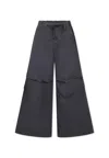 Mm6 Maison Margiela Grey Trousers For Kids With Iconic Number Logo In Grey
