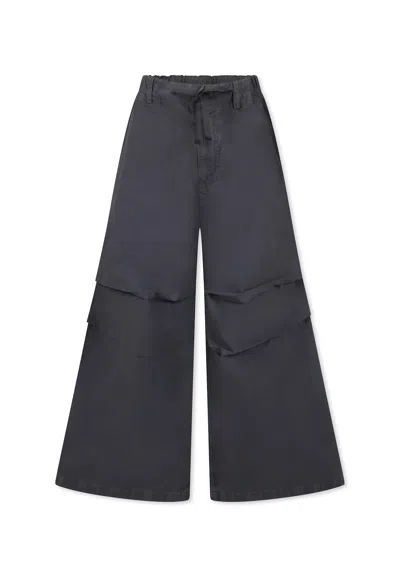 Mm6 Maison Margiela Grey Trousers For Kids With Iconic Number Logo