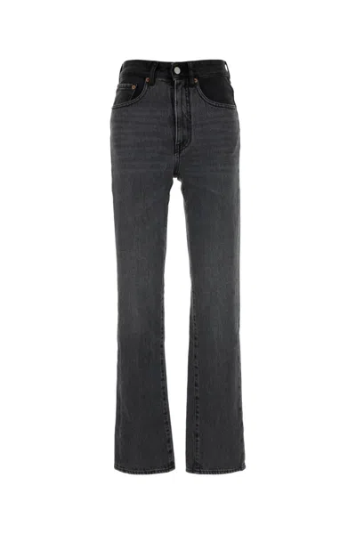Mm6 Maison Margiela Grey Two Tone Jeans