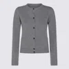 Mm6 Maison Margiela Long Sleeve Knitwear Featuring Front Pockets In Gray