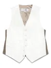 Mm6 Maison Margiela Polyester Sweater For Cozy Comfort In White