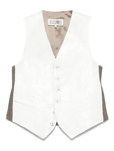MM6 MAISON MARGIELA HALF-PAINTED WAISTCOAT