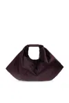 Mm6 Maison Margiela Japanese Draped Shoulder Bag In Brown