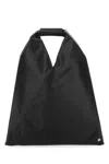 Mm6 Maison Margiela Small Japanese Canvas Tote Bag In Black