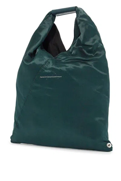 Mm6 Maison Margiela Small Triangle Tote Bag In Green