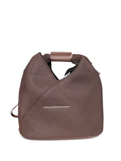 Mm6 Maison Margiela Handle Tote Bag In Brown