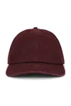 Mm6 Maison Margiela Hat In Burgundy