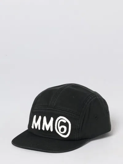 Mm6 Maison Margiela Hat Kids  In Black