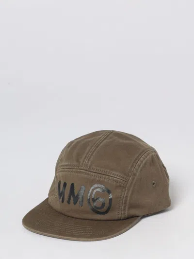 Mm6 Maison Margiela Hat Kids  In Brown