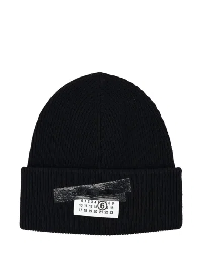 Mm6 Maison Margiela Hats In Black