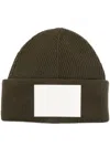 Mm6 Maison Margiela Numbers-motif Knitted Beanie In Multicolor