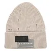 Mm6 Maison Margiela Mm6 By Maison Margiela Ribbed Beanie Hat With Distinctive Logo Patch In Neutral