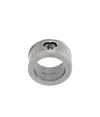 Mm6 Maison Margiela Heart-shape Frame Ring In Gray