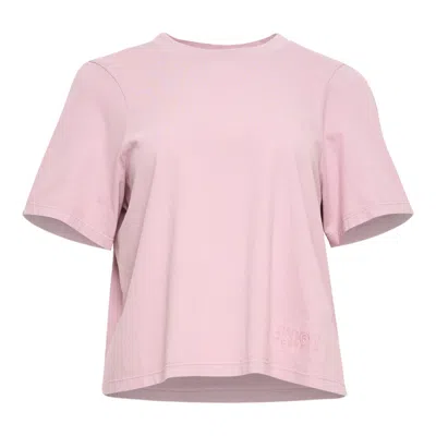 Mm6 Maison Margiela Heavy Cotton Jersey T-shirt In Pink