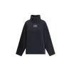 Mm6 Maison Margiela High-neck Drawstring Sweatshirt From The Salomon X Mm6 In Black