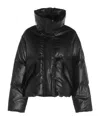 Mm6 Maison Margiela Pleather Puffer Jacket