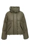 Mm6 Maison Margiela High-neck Puffer Coat In Green