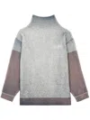 Mm6 Maison Margiela Logo-print Ribbed Jumper In White