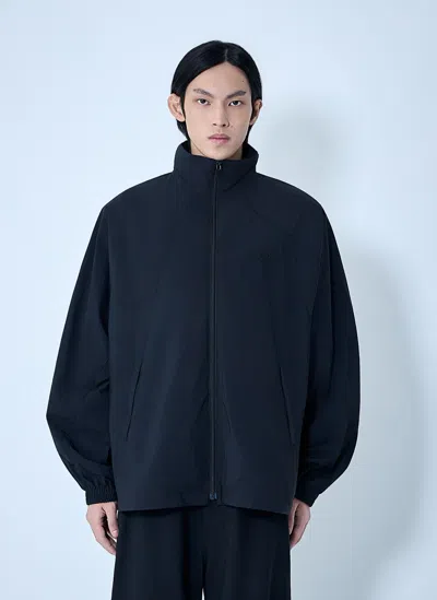 Mm6 Maison Margiela High-neck Zip-up Jacket In Blue