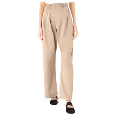 Mm6 Maison Margiela High-rise Pants In Neutral