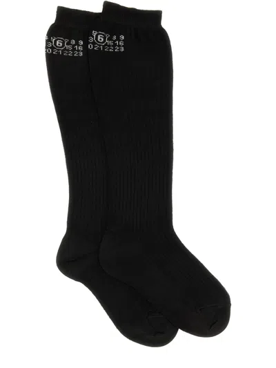 Mm6 Maison Margiela High Socks.