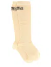 Mm6 Maison Margiela Bootleg Socks In Yellow