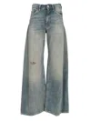 Mm6 Maison Margiela Blue Twisted Outseam Jeans