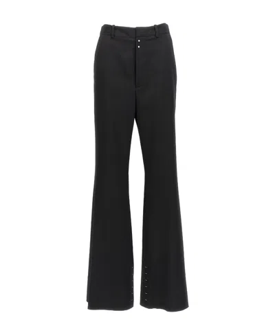 MM6 MAISON MARGIELA MM6 MAISON MARGIELA HIGH-WAISTED FLARED TROUSERS