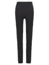 Mm6 Maison Margiela Mm6 By Maison Margiela High-waisted Stretch Tech Fabric Leggings In Black