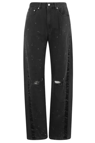 MM6 MAISON MARGIELA HIGH-WAISTED VINTAGE EFFECT JEANS
