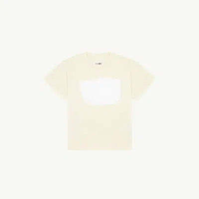 Mm6 Maison Margiela Holiday Print T-shirt In Neutral