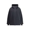 Mm6 Maison Margiela Hooded Parka Salomon X Mm6 In Black