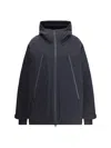 Mm6 Maison Margiela Hooded Parka Salomon X Mm6 In Blue