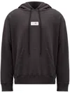 Mm6 Maison Margiela Hoodie In Black
